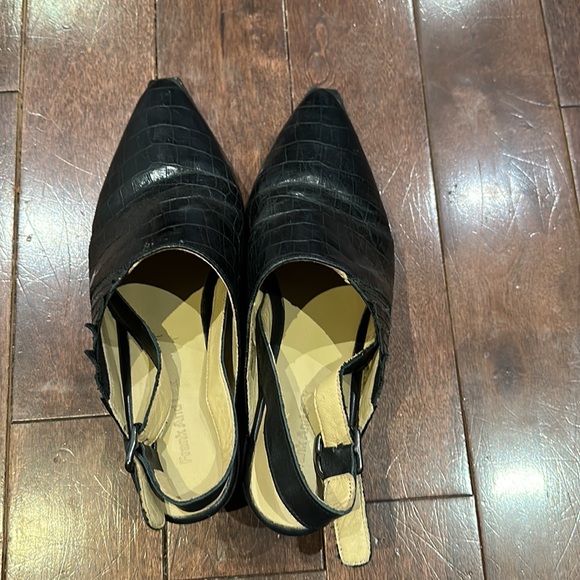 Frank and Oak black wester-style sling backs - Picture 3 of 5